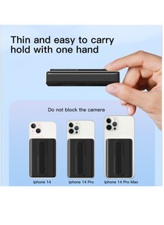 Brave MagSafe Power Bank, 10000mAh Wireless Portable Charger with Stand & PD 20W Fast Charging, Magnetic Battery Pack Compatible with iPhone 16 Pro Max, 16 Pro, 16, 15, 14, 13, 12 Series, Samsung Galaxy S25, S24, S23 Ultra, USB-C Power Bank with Type-C Cable, Fast Charge for iPhone & Android Devices  - Image 4