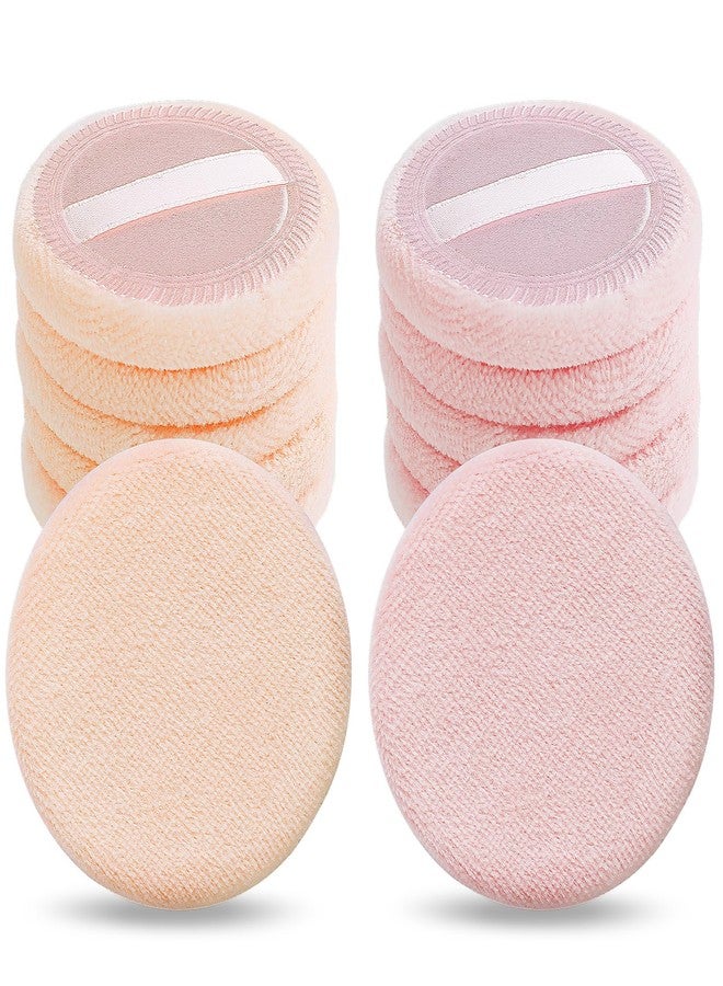 Sibba Beauty Blender Makeup Sponge 12 PCS Fluffy Make Up Foundation Applicator Face Blending Setting Pads Cosmetics Matte Loose Powder Body Paint Wet Dry Application Brushes (pink/skin color) - Image 1