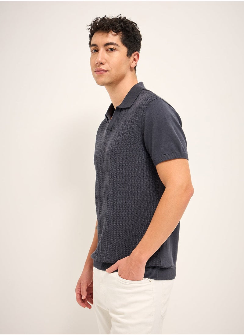 THE BEAR HOUSE Men’s Polo T-Shirt – Soft, Breathable Cotton, Classic Fit for All-Day Comfort, Stylish Casual Shirt for Summer, Everyday Wear & Outdoor Activities  - Image 3