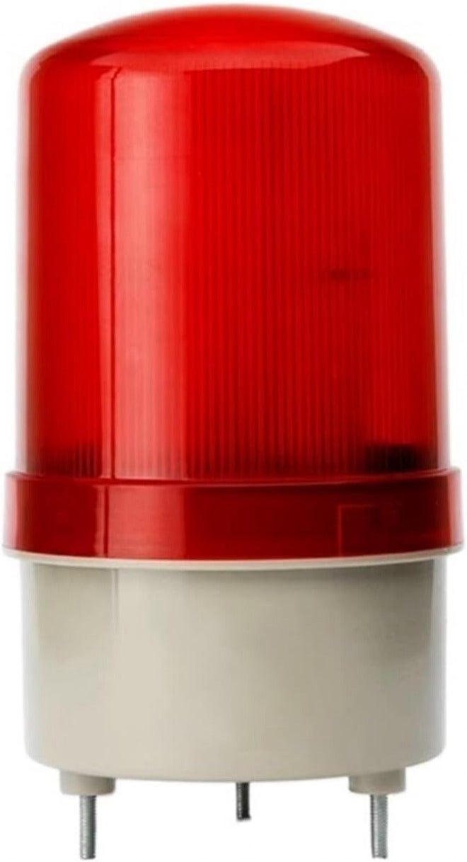 1pc 1101J Sound and Light Alarm Alarm Flashing Light Integrated Signal Warning Light Rotating Strobe Alarm 12V24V220V(24V 1PCS,Mute) - Image 1