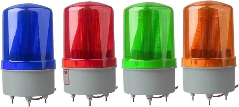1pc 1101J Sound and Light Alarm Alarm Flashing Light Integrated Signal Warning Light Rotating Strobe Alarm 12V24V220V(24V 1PCS,Mute) - Image 5