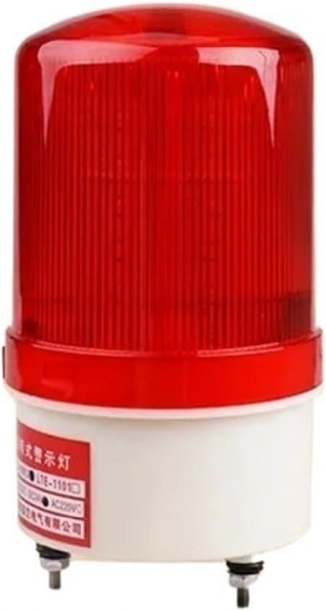 1pc 1101J Sound and Light Alarm Alarm Flashing Light Integrated Signal Warning Light Rotating Strobe Alarm 12V24V220V(24V 1PCS,Mute) - Image 3