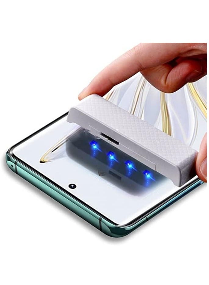 MIGOFAST Screen Protector for OnePlus 7 Pro UV Tempered Glass, Film HD Screen Saver, 9H Hardness, Bubble-free Screen Replacement Protector Film - Image 3