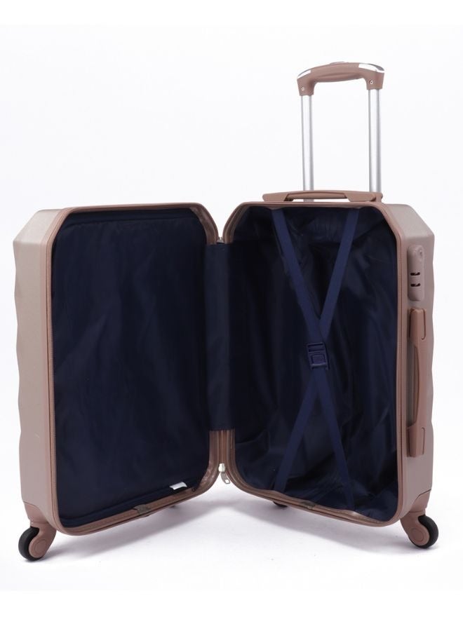 ليمرا شنط سفر من ليمرا مكون من 5 حقائب أمتعة بتصميم صلب و حديث لون ذهبي - Image 4