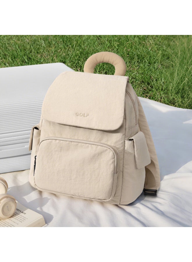 Golf Women's Casual Canvas Backpack Small Shoulder Bag Ipad Bag Fashion Commuter Travel Bag - Image 2