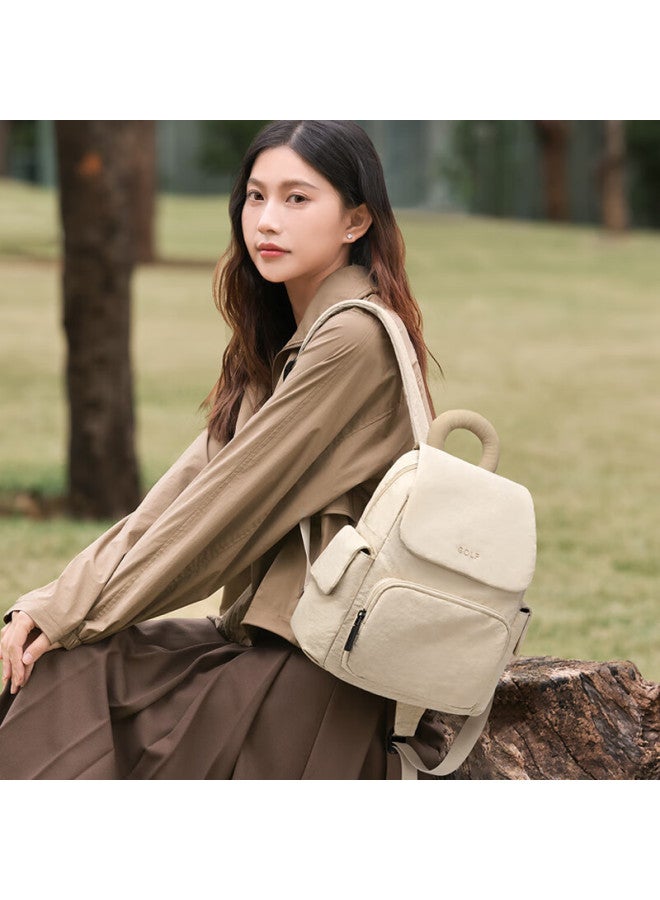 Golf Women's Casual Canvas Backpack Small Shoulder Bag Ipad Bag Fashion Commuter Travel Bag - Image 1
