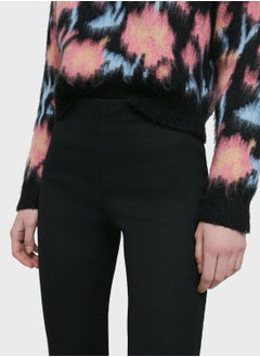 WAREHOUSE Side Split Ribbed Leggings  - Image 3