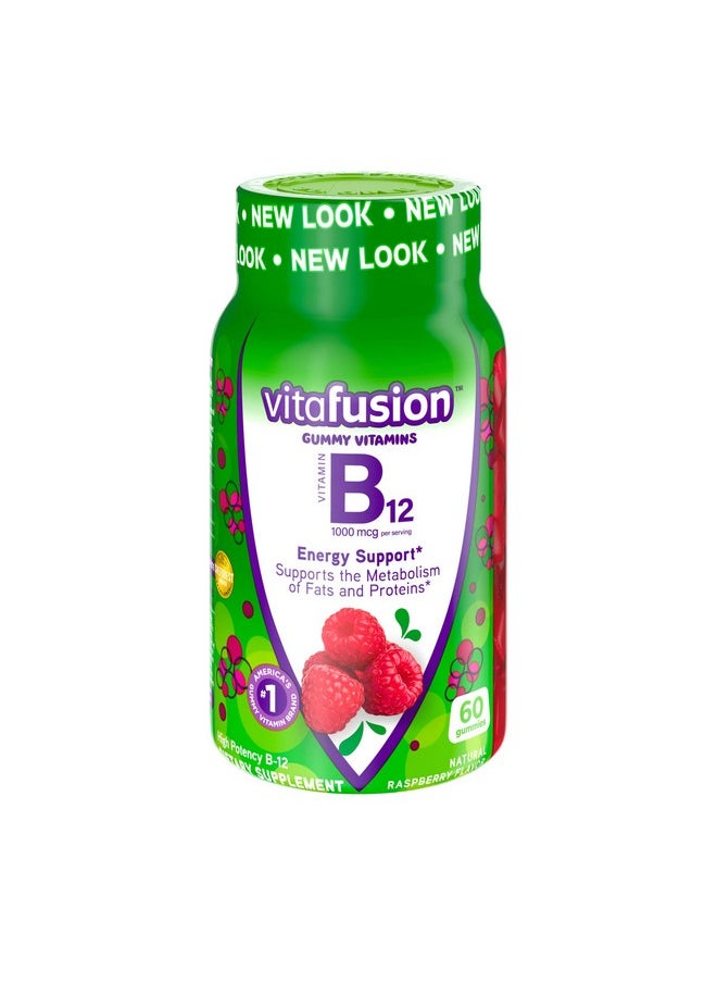 B12 Gummy Vitamins Delicious Raspberry Flavor 60Ct (30 Day Supply) - pzsku/ZC439ECC6255CB64277D7Z/45/_/1695134099/f63e06a3-4708-4f2a-877b-6e9b71d1a0fd