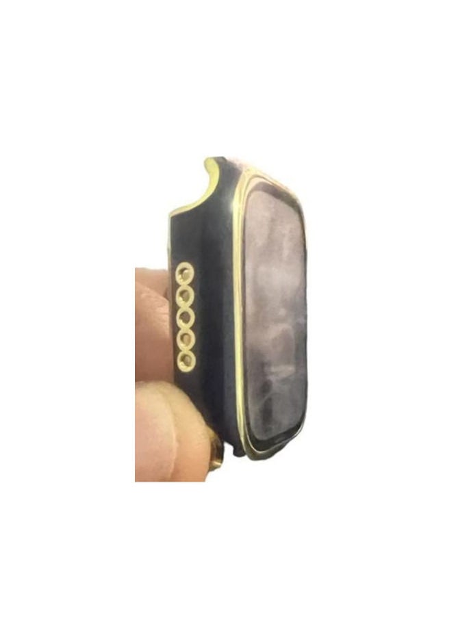 Watch - Ultra Slim Fit Hard Bumper Case for Women and Men for Apple Watch Series 7/8  41mm (Blue + Gold) - Image 1