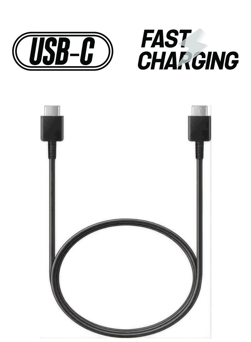 كابل شحن Usb-C إلى Usb-C فائق السرعة لسامسونج بلاك - Image 1