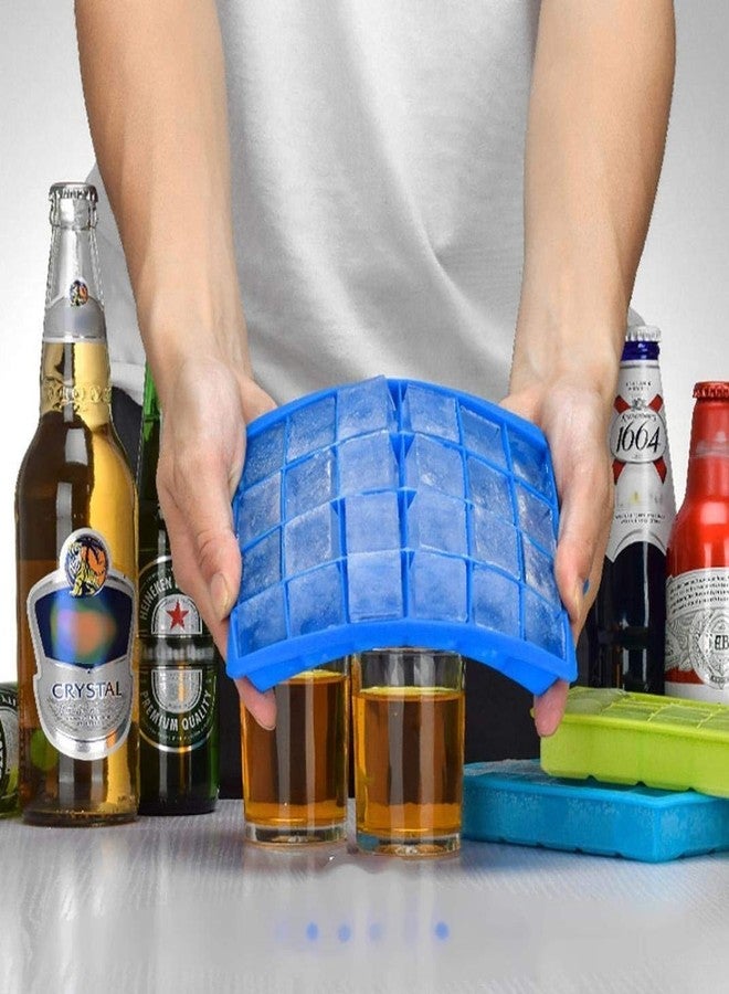 GBEX 24 Ice Cube Hot Silicone Freeze Mold Bar Pudding Jelly Chocolate Maker Mold Box Cold Drinking - Image 4
