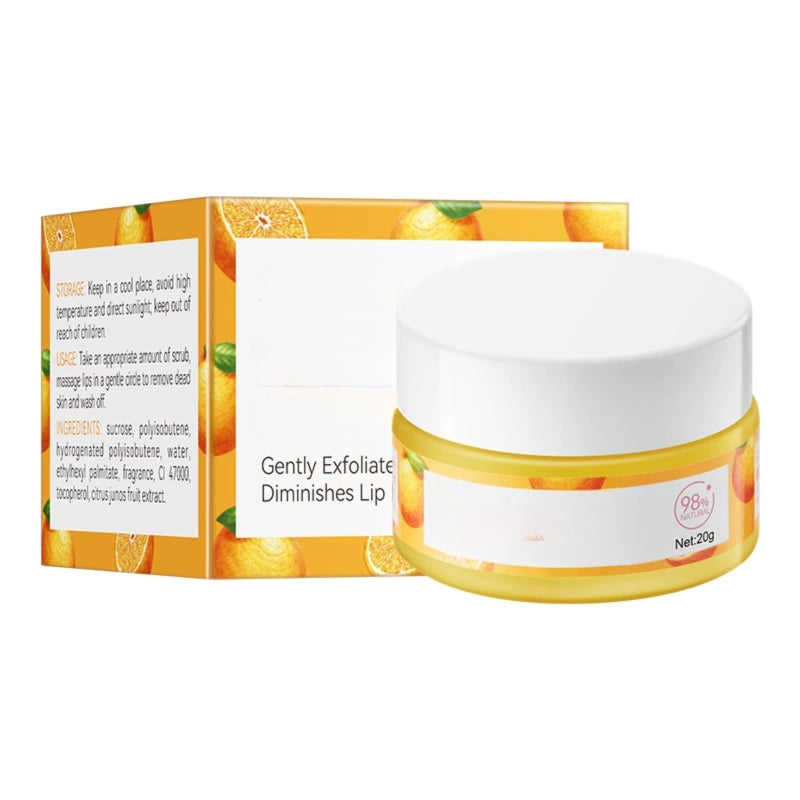 Lip Scrub, Autumn and Winter Moisturizing Lip Scrub (Strawberry Lip Scrub, 20g) - Image 2