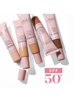 LAURA GELLER NEW YORK Better Than Bare Tinted Moisturizer Medium 230 Broad Spectrum Spf 50 Buildable Light To Medium Coverage Satin Finish  - Image 5