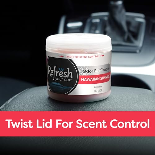 RefreshYourCar Refresh Your Car! Gel Can (Hawaiian Sunrise Scent, 4.5 oz) - Image 5
