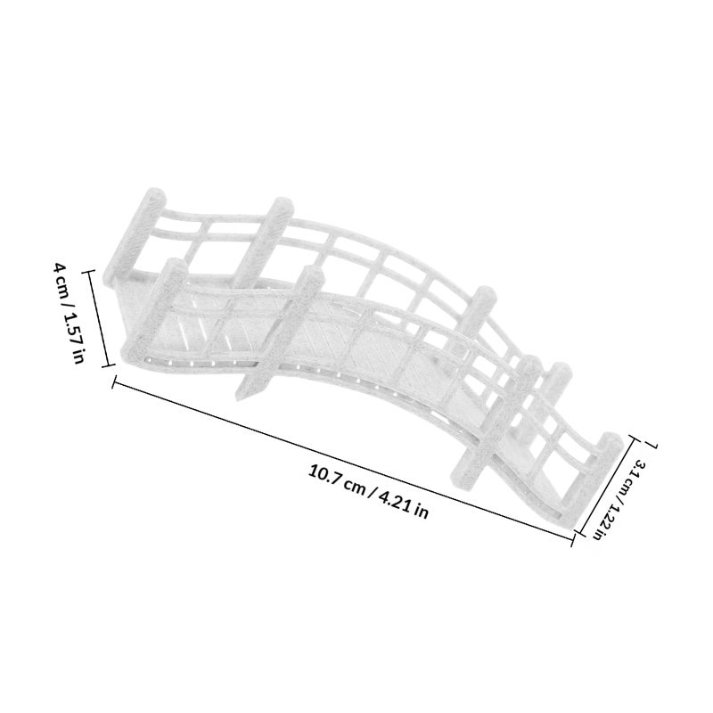 Miniature Arch Bridge For Mini Garden Decor Tiny Vintage Bridge Model -Landscape Accessory Decoration Sand Table Adornment - Image 2