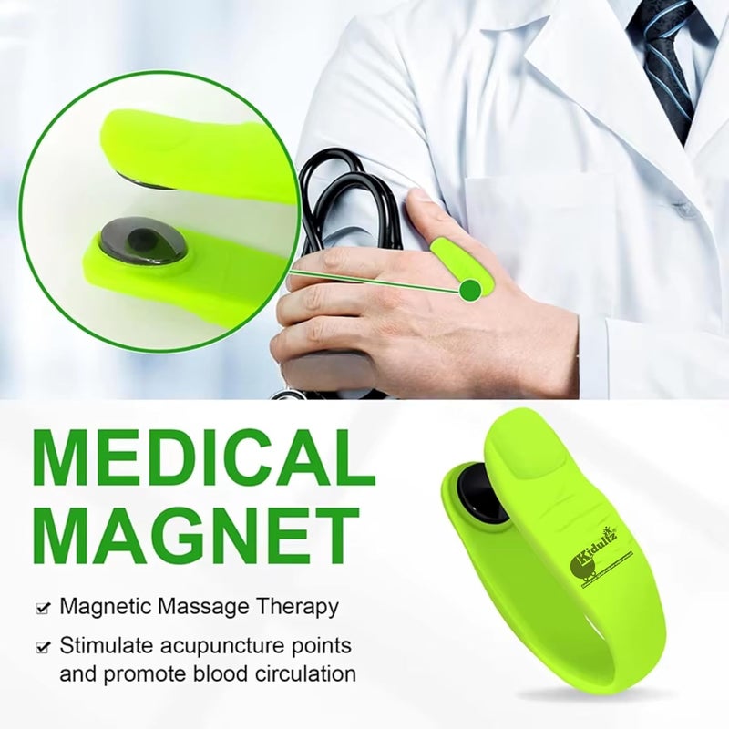 Kidultz (Pack of 3) Magnetic Acupressure Point Clip – Hand Stress Relief & Diabetes Management - Wearable Thumb Massager for Blood Sugar Control(Assorted Colour) - Image 4