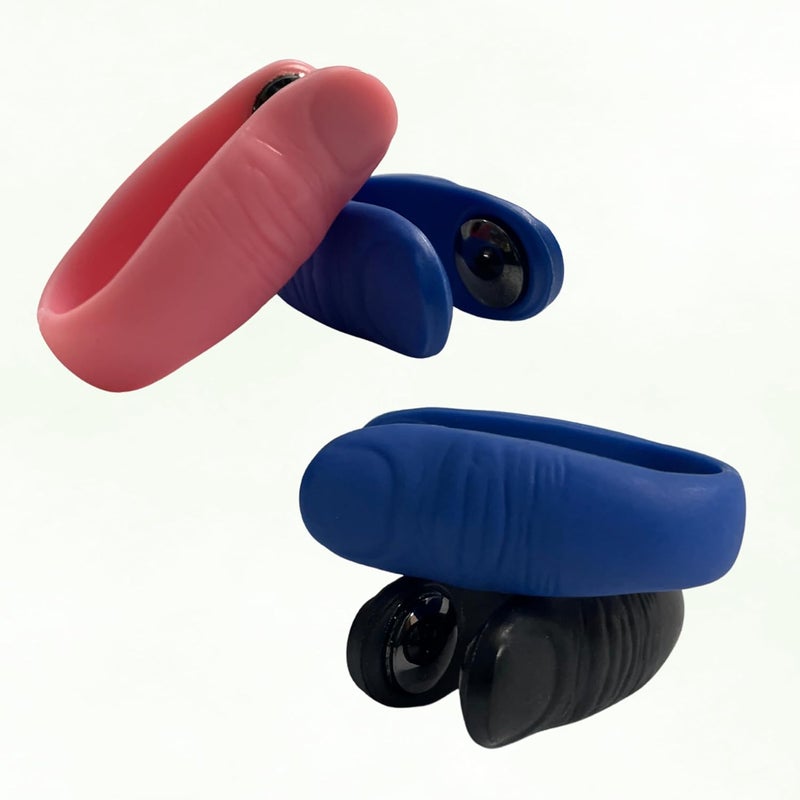 Kidultz (Pack of 3) Magnetic Acupressure Point Clip – Hand Stress Relief & Diabetes Management - Wearable Thumb Massager for Blood Sugar Control(Assorted Colour) - Image 3