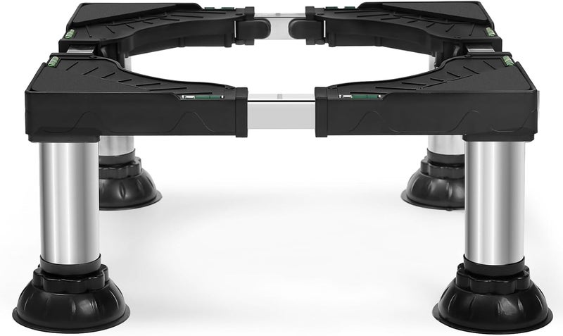 Nefish حامل ثلاجة نيفيش الصغير بارتفاع قابل للتعديل 7"-8.4" مع 4 أرجل قوية، قاعدة غسالة متينة، قاعدة غسيل، منصة عالمية للأجهزة المنزلية مقاس 16-24 بوصة - Image 1