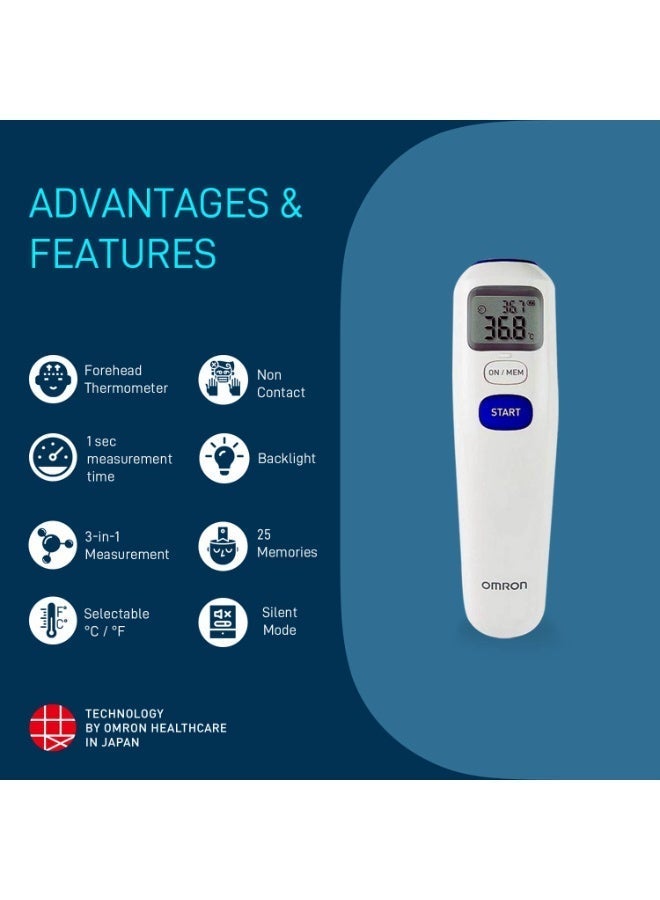 OMRE OMRON IR FOREHEAD THERMOMETER-720 - Image 2