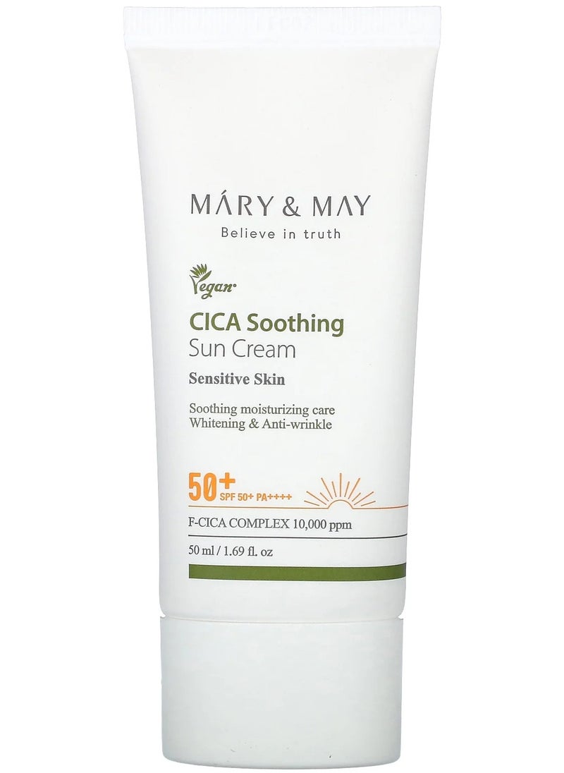 MARY & MAY CICA Soothing Sun Cream SPF50+ PA++++ 