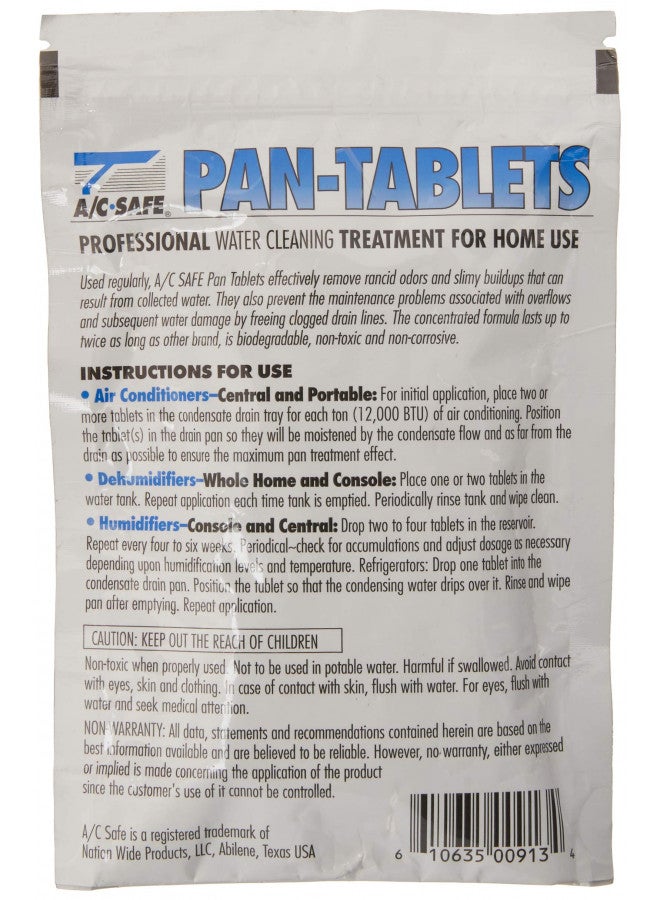 AC Safe AC Safe Tablets-30 Cleans scum in Drain Pans and Humidifiers, Blue, 30 Count  - Image 2