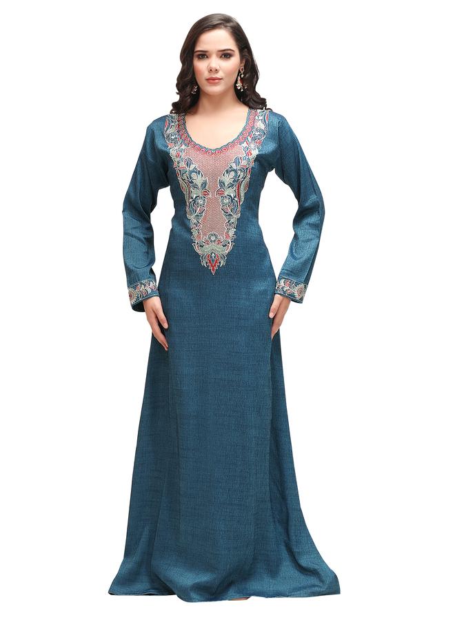 مكسيم كريشن جلابية طويلة بتطريز يدوي - Image 5