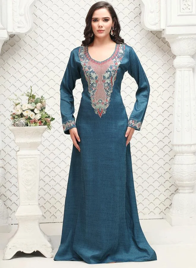 مكسيم كريشن جلابية طويلة بتطريز يدوي