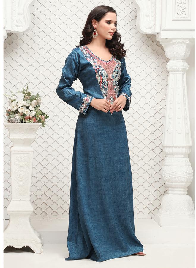 مكسيم كريشن جلابية طويلة بتطريز يدوي - Image 1