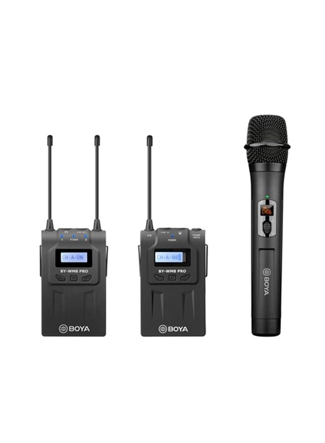 BOYA BY-WM8 PRO K4 UHF Dual-Channel Wireless Microphone System - Image 1