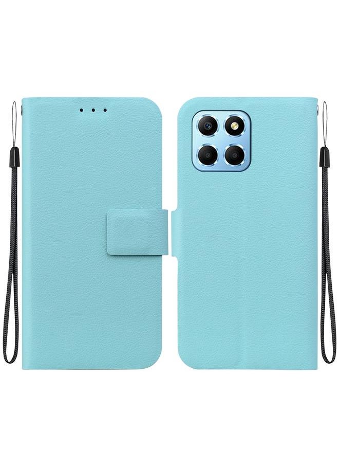 Zaboon - For Honor X8 5G Ultra-thin Voltage Magnetic Buckle Leather Phone Case(Green) - Image 1