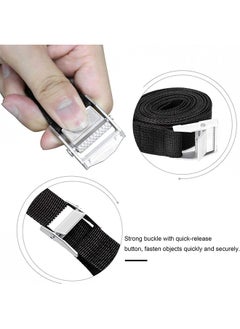 Generic 2 Pcs Lashing Straps, 1" x 6.5 ft Tie-Down Straps with Metal Buckle for Motorcycles,Trucks,Cargo,Bicycles  - Image 4