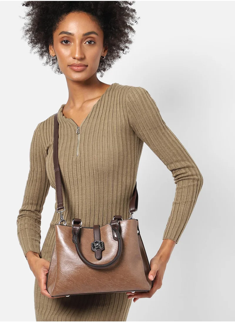 Haute Sauce Perma Brown Tanned Handbag
