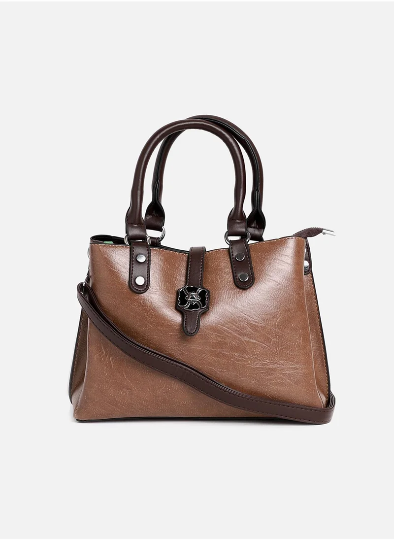 Haute Sauce Perma Brown Tanned Handbag