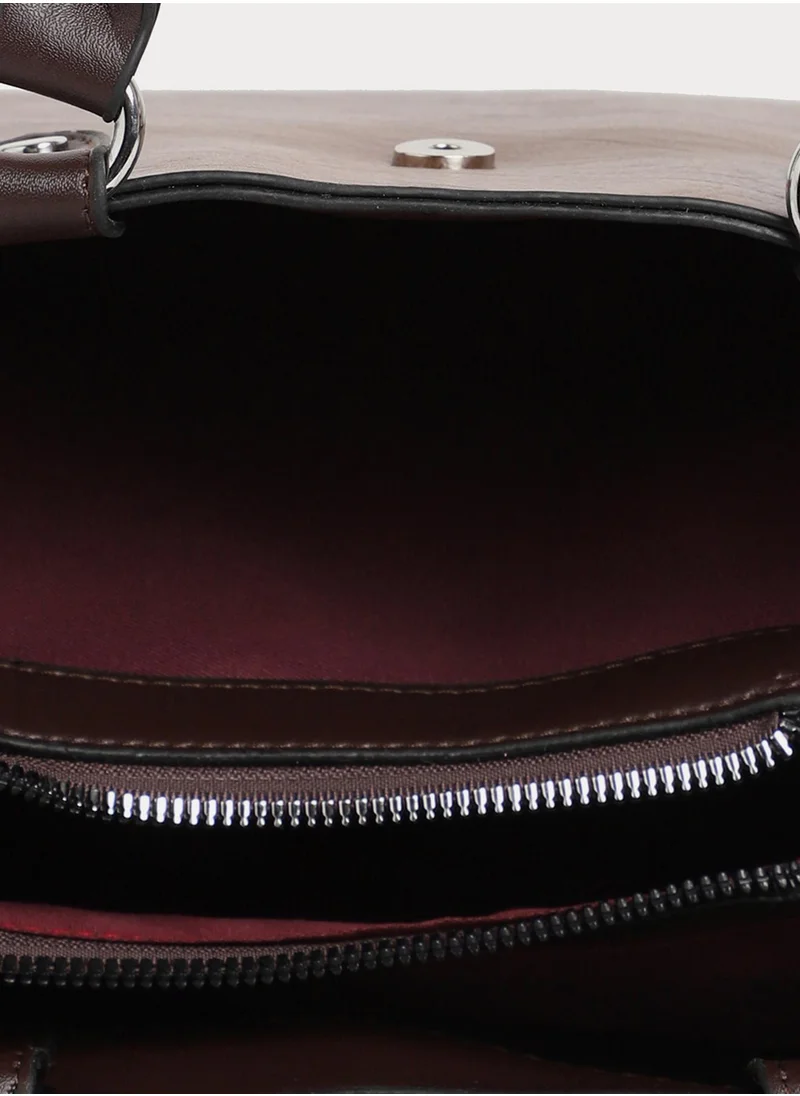 Haute Sauce Perma Brown Tanned Handbag