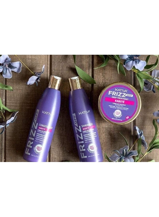 Kativa Frizz Off Conditioner with Shea Butter, 250 ml - Image 4