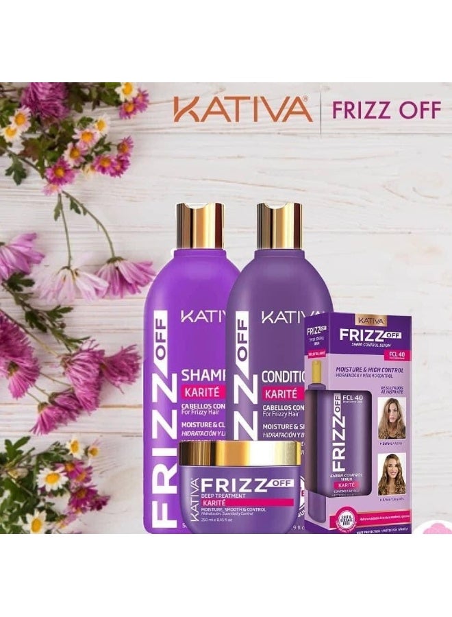 Kativa Frizz Off Conditioner with Shea Butter, 250 ml - Image 2