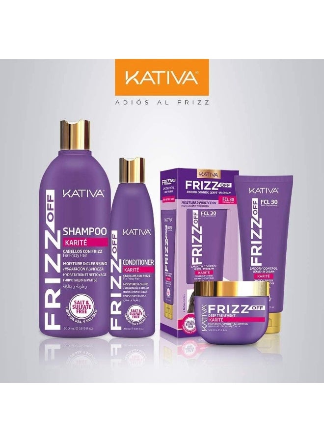 Kativa Frizz Off Conditioner with Shea Butter, 250 ml - Image 3