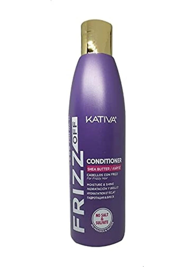 Kativa Frizz Off Conditioner with Shea Butter, 250 ml - Image 1
