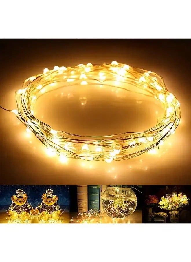 Generic LED String Decorative Light Yellow-USB-6M 40 led-Waterproof for Indoor Outdoor Tree Wedding Party Bedroom Warm White  - Image 5