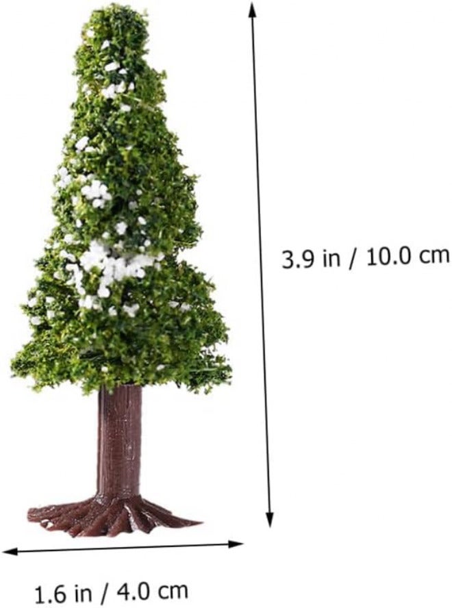 30pcs Pine Tree Model Scenery Landscape Architecture Trees for Table Construction Realistic Miniature Greenery for Diorama Layouts - Image 2