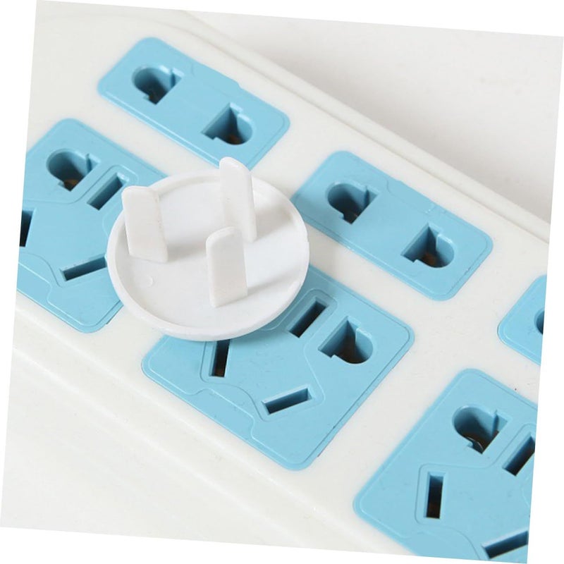 10 Pack White Electrical Outlet Covers Leakage Proof Socket Protectors Home Safety - Image 4