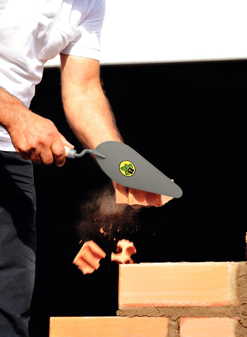 TRAMONTINA مجرفة البناء من ترامونتينا 10 بوصات بمقبض خشبي وثقب للتعليق - Image 4