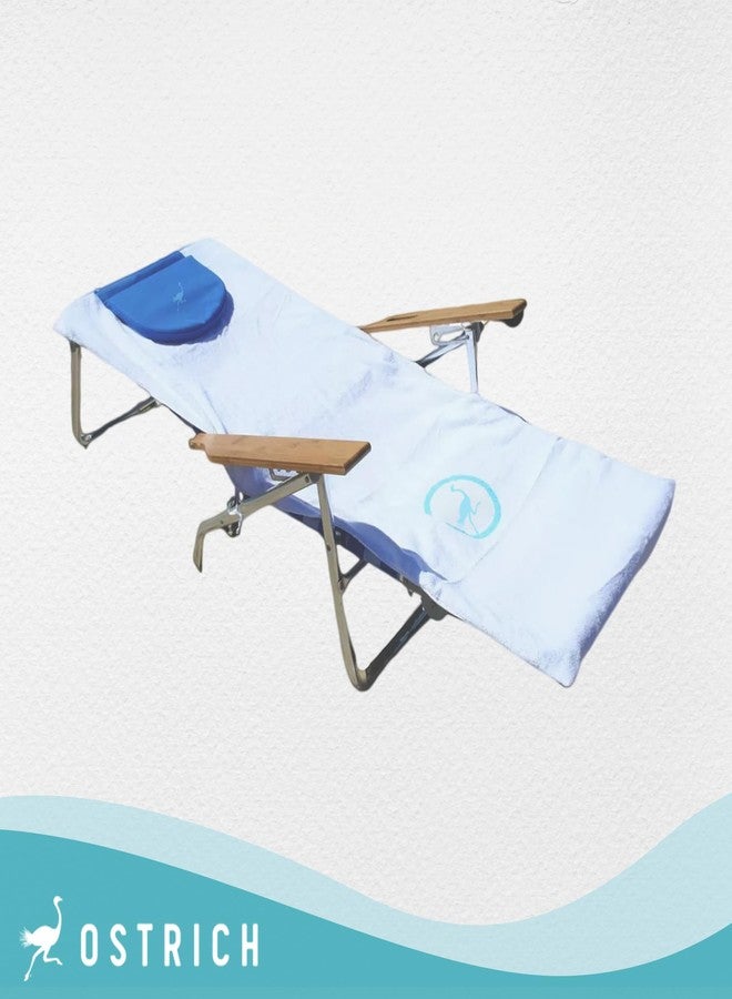 Ostrich Cutsom Fitted Beach Towel Designed to Fit on Chaise Lounge Beach Chairs- Towel Only - Image 4