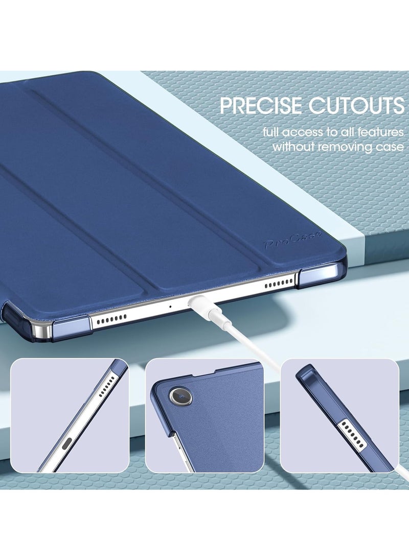 Galaxy Tab A9 Plus 11 Inch 2023 Case for, Slim Stand Hard Back Shell Protective Smart Cover Case for 11" Galaxy Tab A9+ Plus 2023 SM-X210/X215/X216/X218-Navy