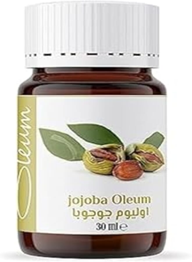 Oleum Oleum Jojoba Oil 30 ml- for Skincare and Hair care- Stonr-Milled, Unrefined, and 100% Pure - Moisturizes, Nourishes, and Protects 