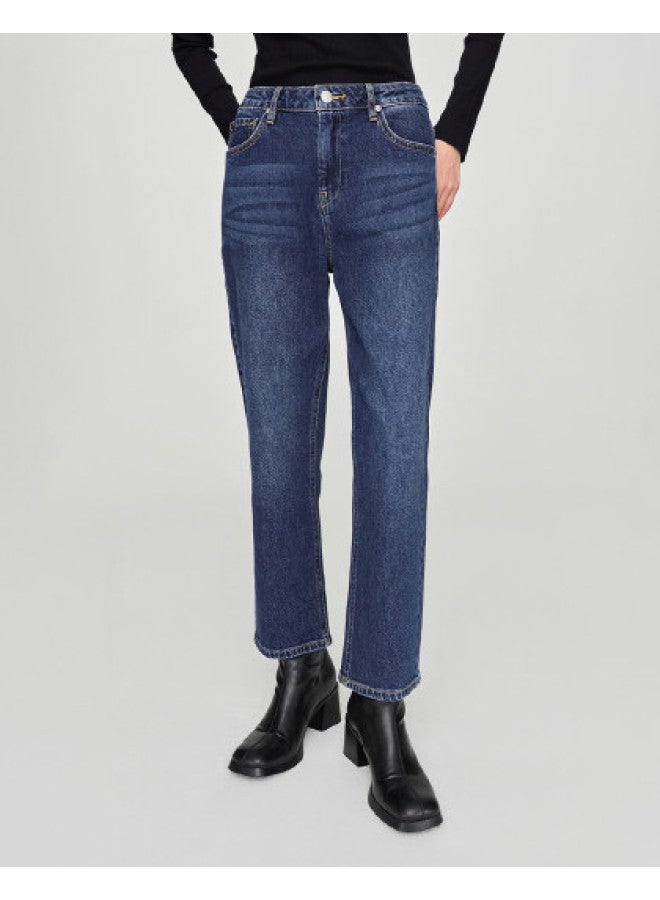 LEE 24 Early Spring Comfort Fit Classic Five-Pocket Mid Blue Women'S Jeans Trend - Image 1