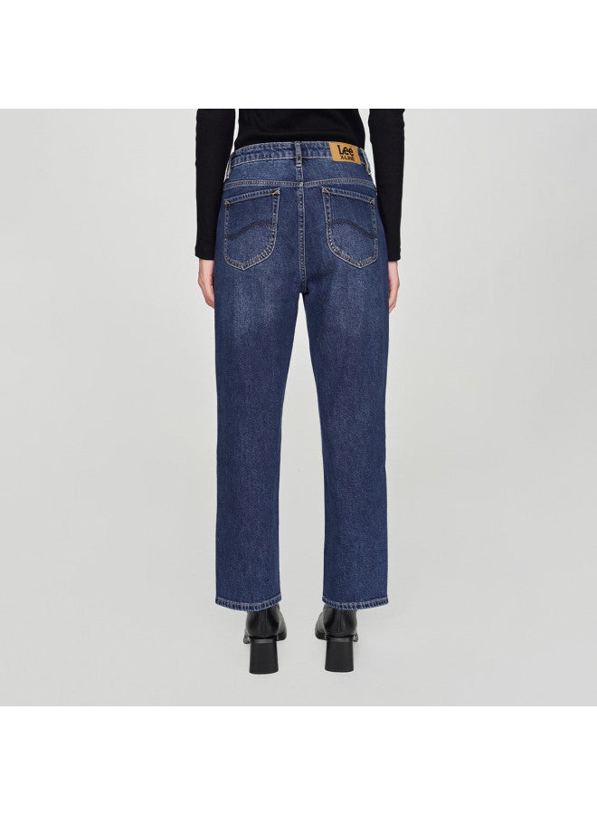 LEE 24 Early Spring Comfort Fit Classic Five-Pocket Mid Blue Women'S Jeans Trend - Image 3
