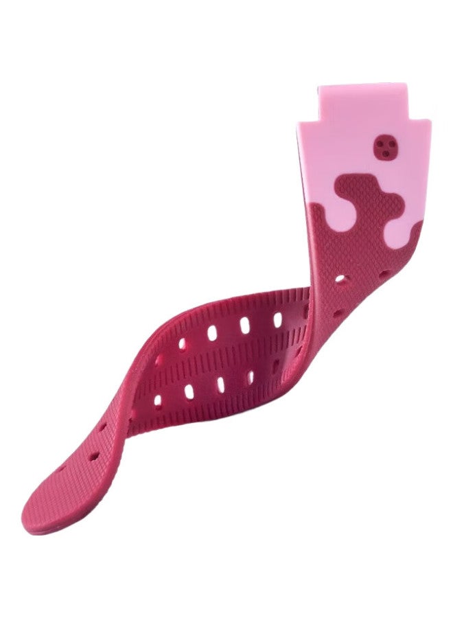 Ten Flashes Shan, Xiaotiancai Watch Strap, D3/D3S Children'S Smartwatch, Silicone Replacement Strap, Universal For Q1A/Q2A/D2/Z9/Z8/Z7/Z5Pro, Vermilion Red - Image 1