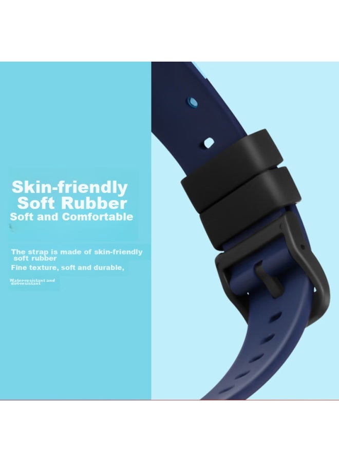 Ten Flashes Shan, Xiaotiancai Watch Strap, D3/d3s Children's Smarch, Silicone Replacement Strap, Universal For Q1a/q2a/d2/z9/z8/z7/z5pro, Vermilion Red - Image 4