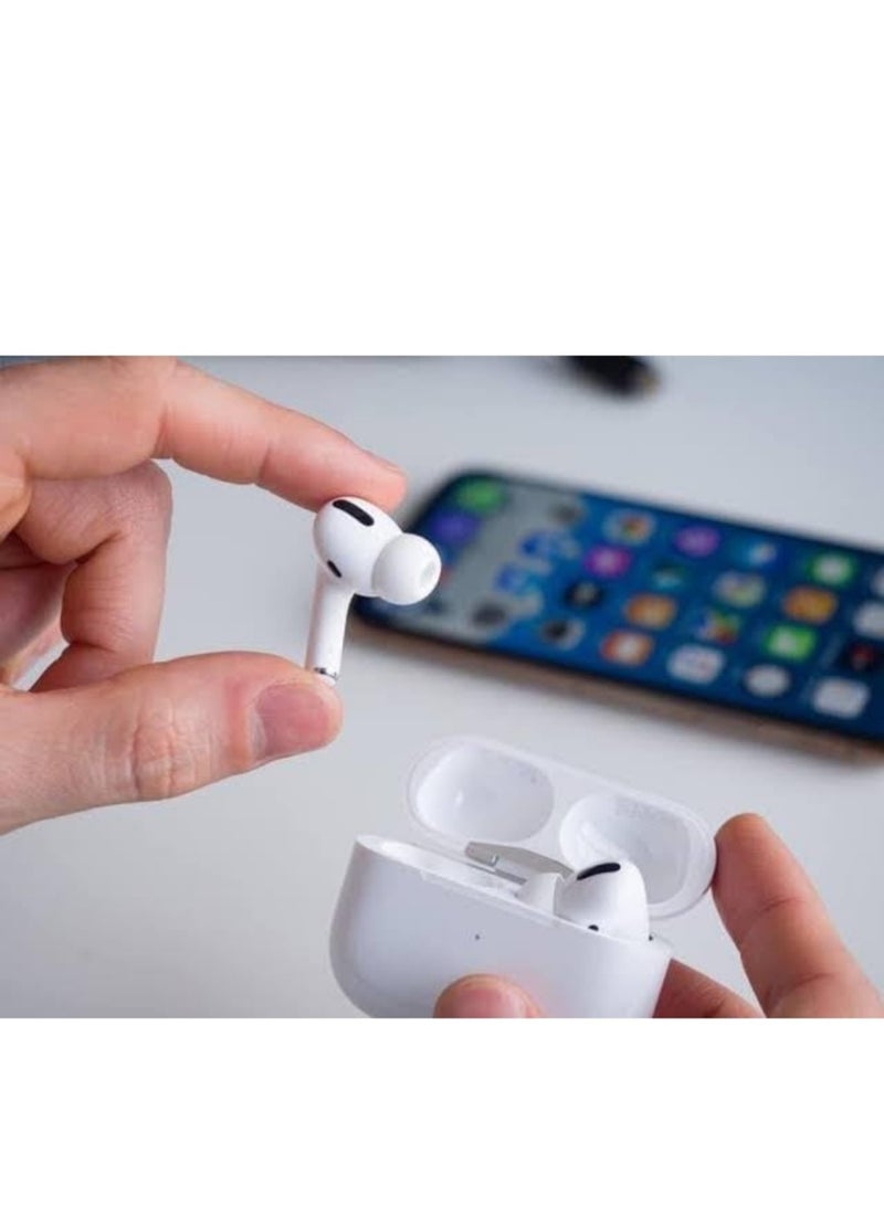 كونكت سماعات أذن لاسلكية شبه داخل الأذن KN-T03S PRO TWS ومجهزة بحافظة سيليكون مضادة لبصمات الأصابع مع صندوق طاقة الإصدار القياسي باللون الأبيض - Image 2